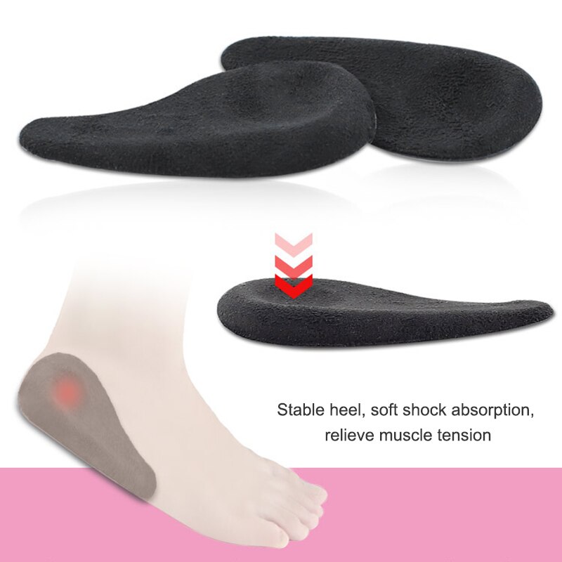 Heel Pad Correction Shoe Heel Inserts Insole Comfortable Soft Breathable Inserts For Foot Alignment Bow Leg Men Women