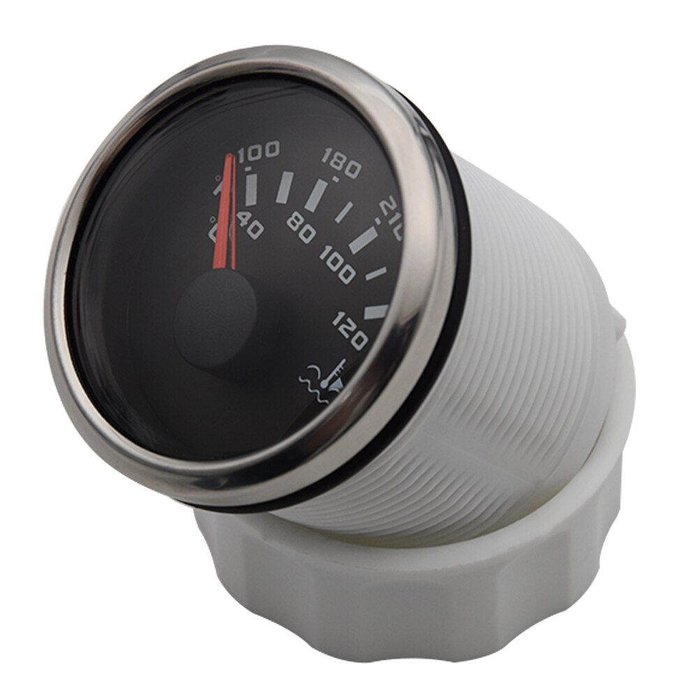 2" 52MM Water Temperature Gauge NMEA 2000 TEMP GAUGE 2Inch Water Temp Gauge 40~120 Celsius for Marine Boat Car Black