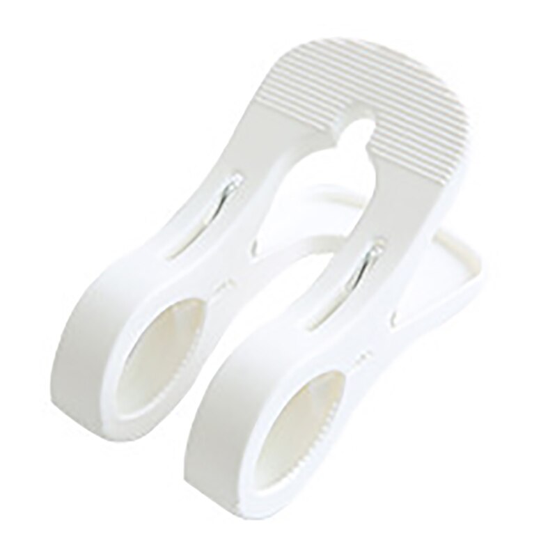 Pinzas de Color creativas y grandes, pinzas para toallas de playa para prevenir el viento, pinzas para ropa, pinzas de secado, pinzas de retención, Clip de retención JJJRY710: white