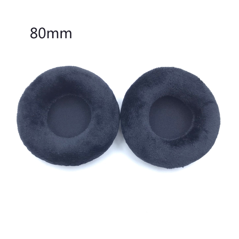 Almohadillas para auriculares, orejeras terciopelo piezas reparación auriculares 60mm-110mm: CORAL
