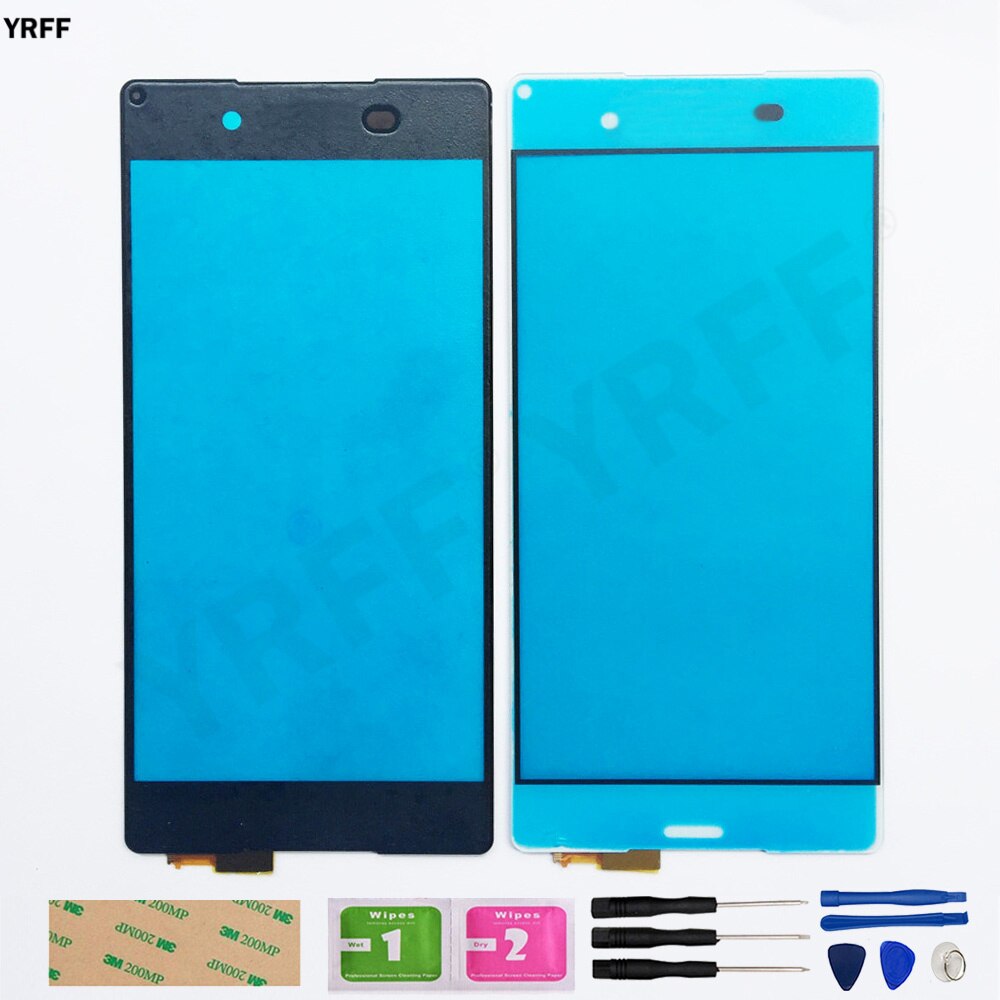 Panel táctil exterior con Sensor de cristal para Sony Xperia Z3 Compact Z3 mini Z3 Plus Z4 Digitalizador de pantalla táctil, D6603 D5803 E6533