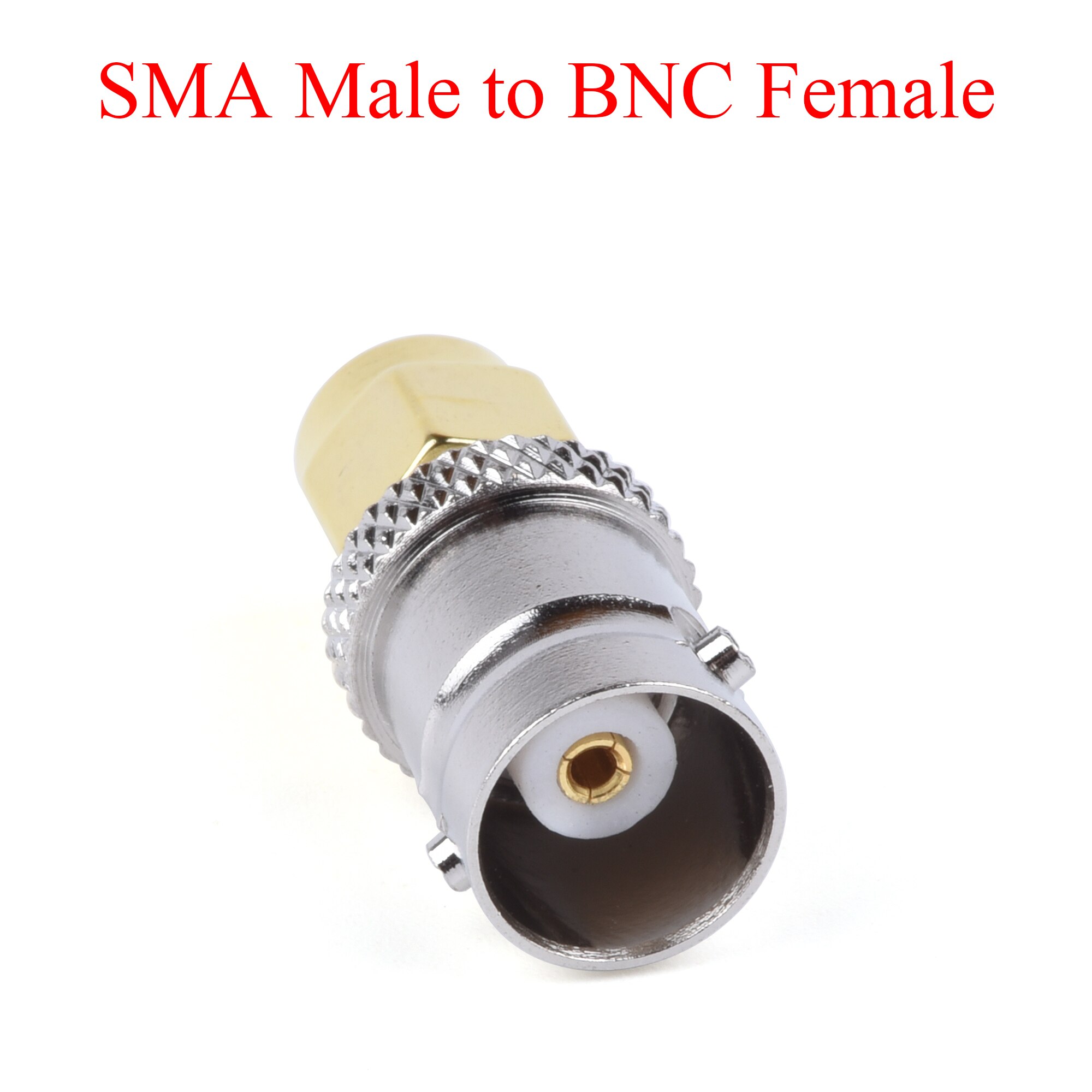 1Pcs RF Coaxial Connector SMA Male to BNC TNC MCX MMCX UHF N F Male Plug / Female Jack Adapter Use For TV Repeater Antenna: SMA Male-BNC Female