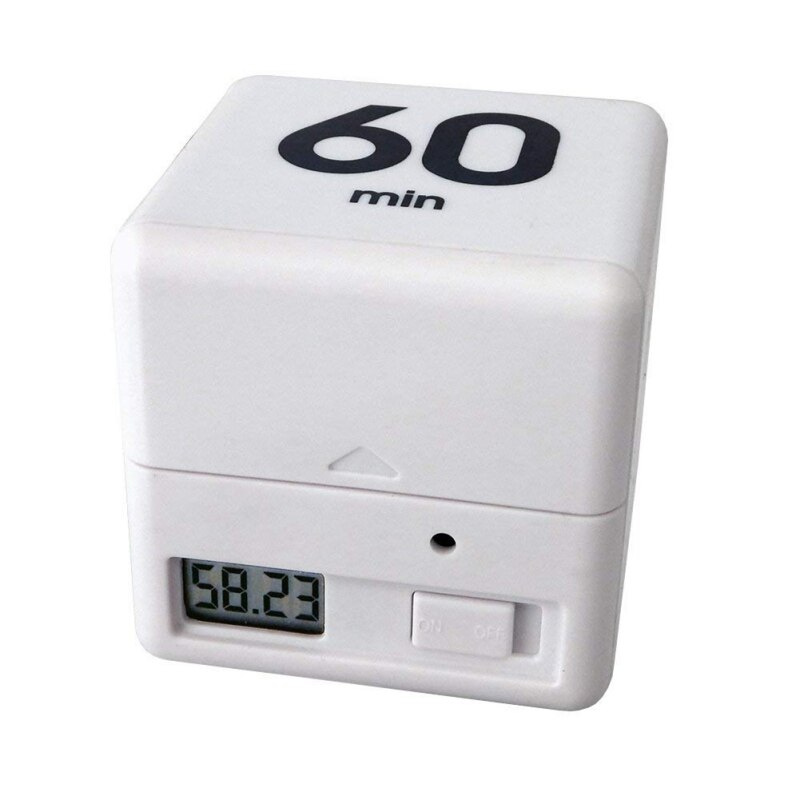 Candy Color Cube Kitchen Timer The Miracle Cube Timer, 5, 15, 30 and 60 Minutes for Time Management Kids Timer Workout Timer