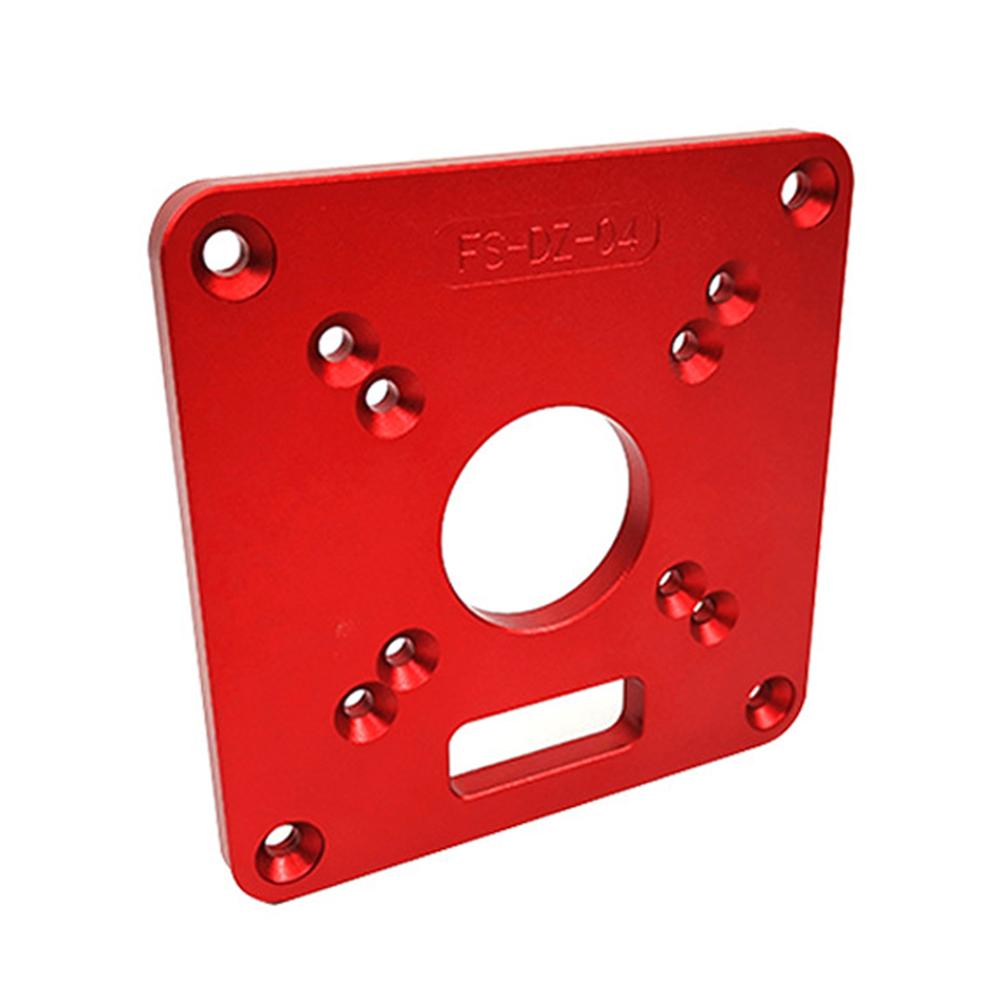 Aluminium Router Tisch Einfügung Platte Für Holzbearbeitung Bänke Router RT0700C Holzbearbeitung Tisch Einfügung Platte Montage Basis Platte