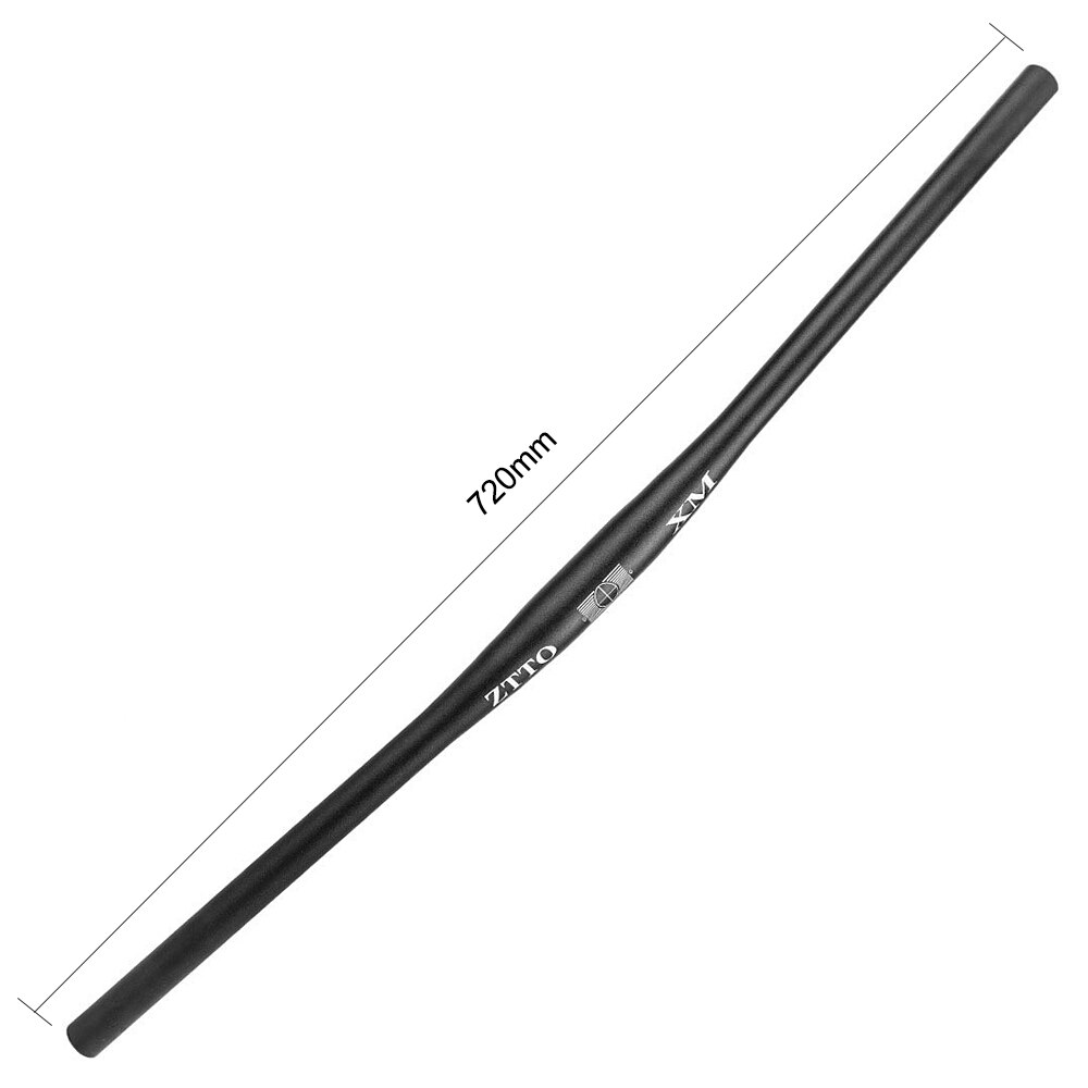 720mm/780mm Aluminum Alloy Bicycle Handlebar MTB Mountain Bike Flat Bar Straight Handlebar 6° Backsweep Bike Handlebar: 720mm
