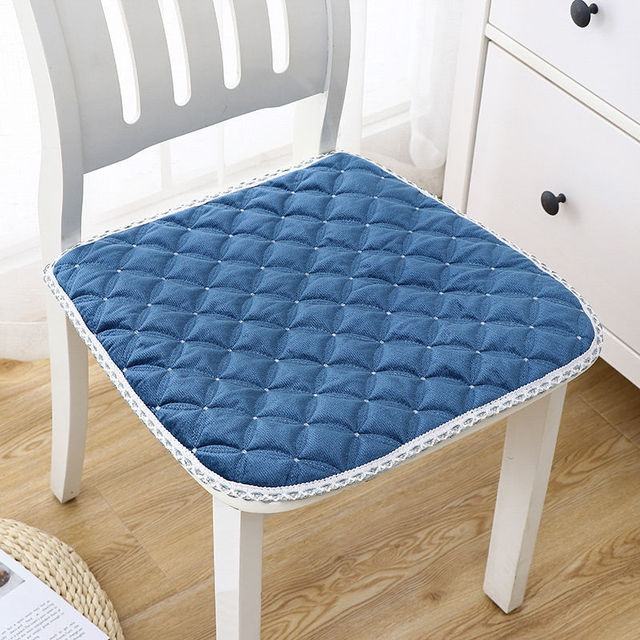 Thicken Non-slip Dining Chair Cushion Horseshoe-shaped Soft Seat Mat Restaurant Office Chair Mat Stool Pad Winter Plus Velvet: style D-1