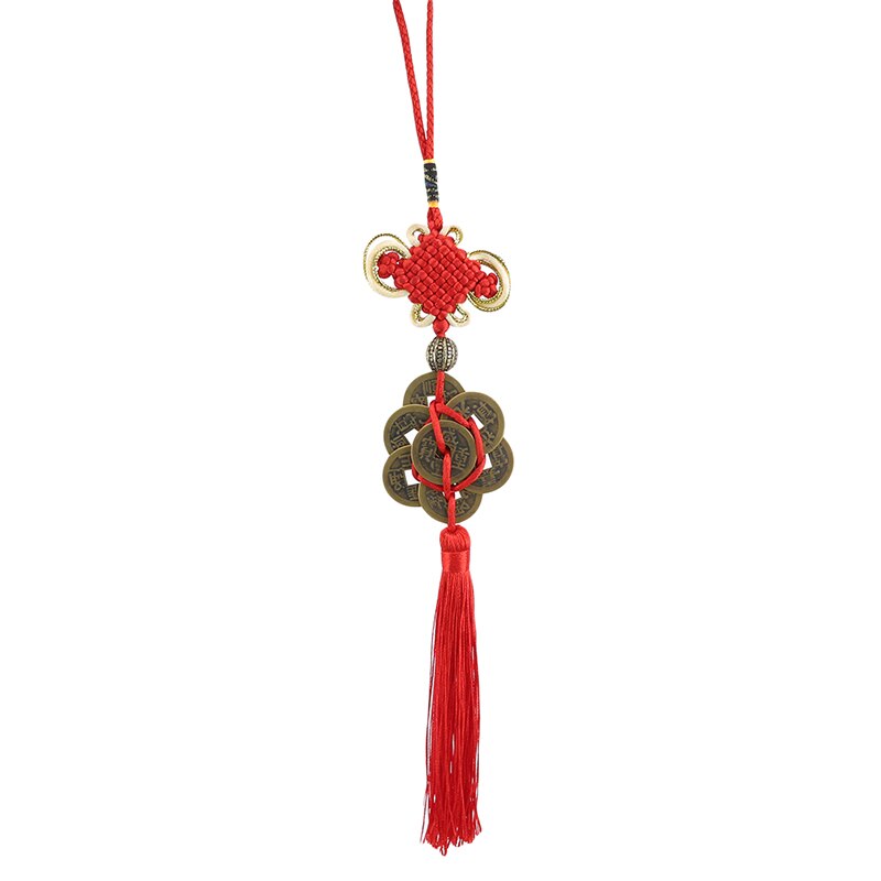 Klassieke chinese kwastenhanger met franjes, chinese kenmerken, ornamenthanger voor huisdecoratie: Rood