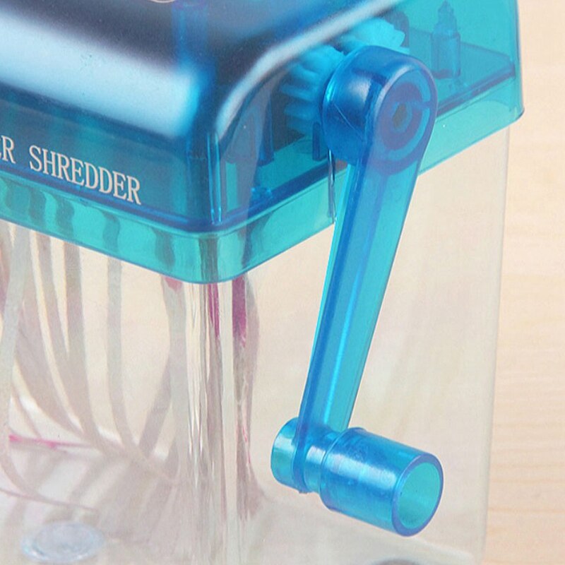 A6 Mini Handleiding Shredder Desktop Hand Crank Shredder