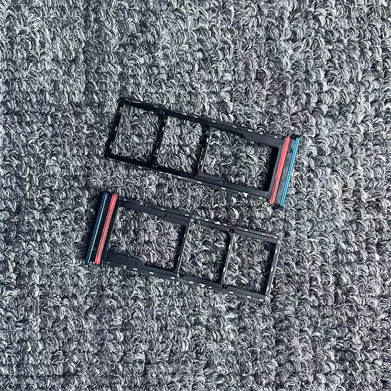 10Pcs Voor Infinix 9 Spelen X680 X680B X680C Sim Kaarthouder Sd Card Tray Slot Houder Adapter Connector onderdelen: Blue