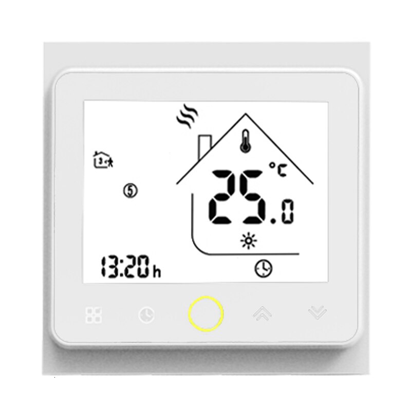Termostaat Temperatuurregelaar LCD pantalla táctil retroiluminación voor agua vloerverwarming 3A Wekelijkse Programmeerbare