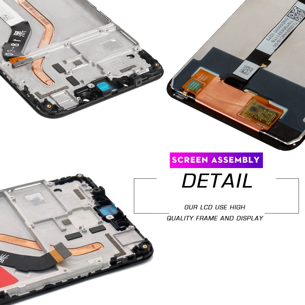 AUMOOK – écran tactile LCD avec châssis, 6.18 pouces, AAA, pièce d&#39;origine pour Xiaomi Pocophone F1