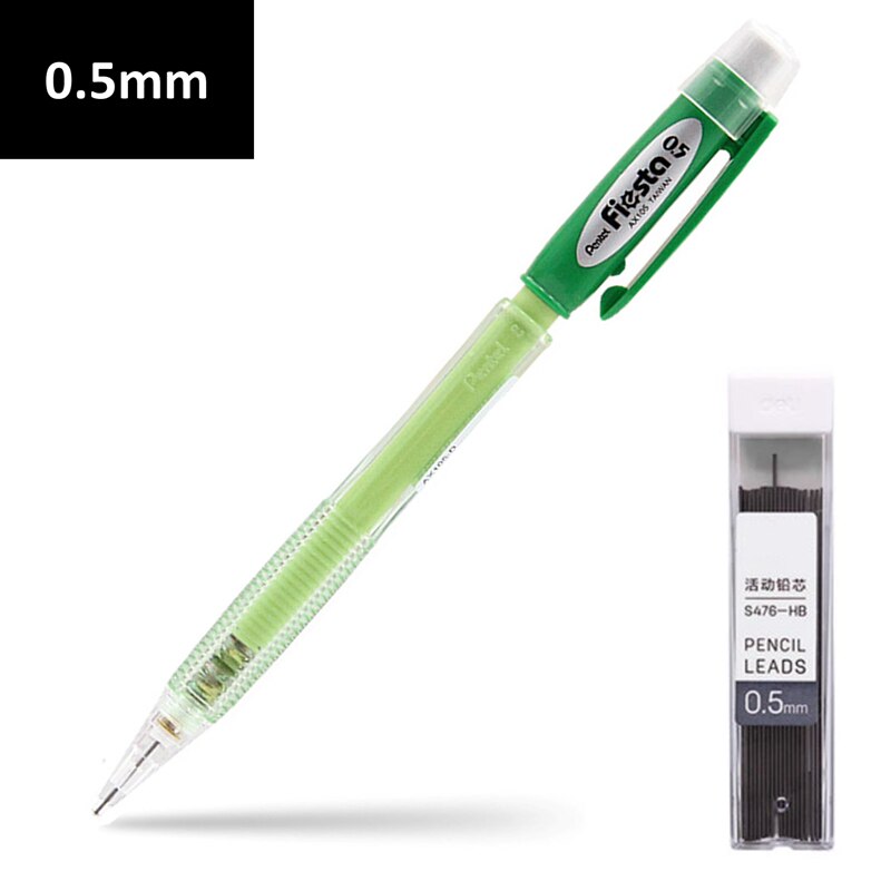 0.5mm Japanese Mechanical Automatic Pencil Stationery Store Office School Art Supplies Painting Sets For Artist`s Tools Material: GREEN