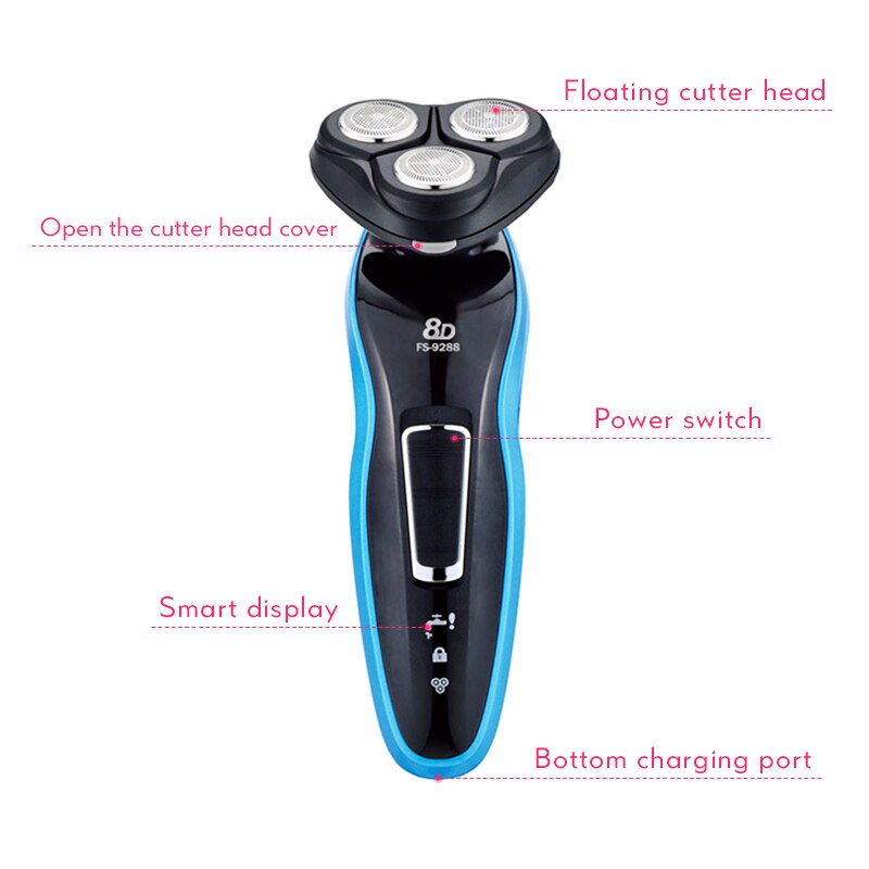 4 In 1 Multifunctionele Scheerapparaat Elektrisch Scheerapparaat Scheerapparaat Mannen Scheren Machine Neus Trimmer En Gezicht Wasmachine