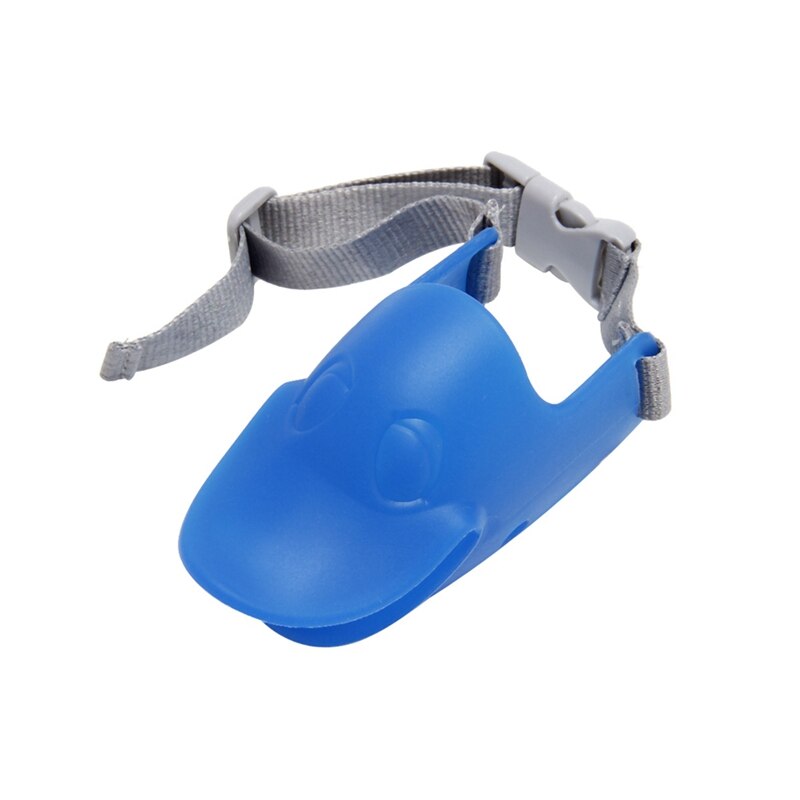 Luminous Dog Muzzle Silicone Cute Duck Mouth Mask Muzzle Bark Bite Stop Small Dog Anti-bite Masks For Dog Pets Accessories