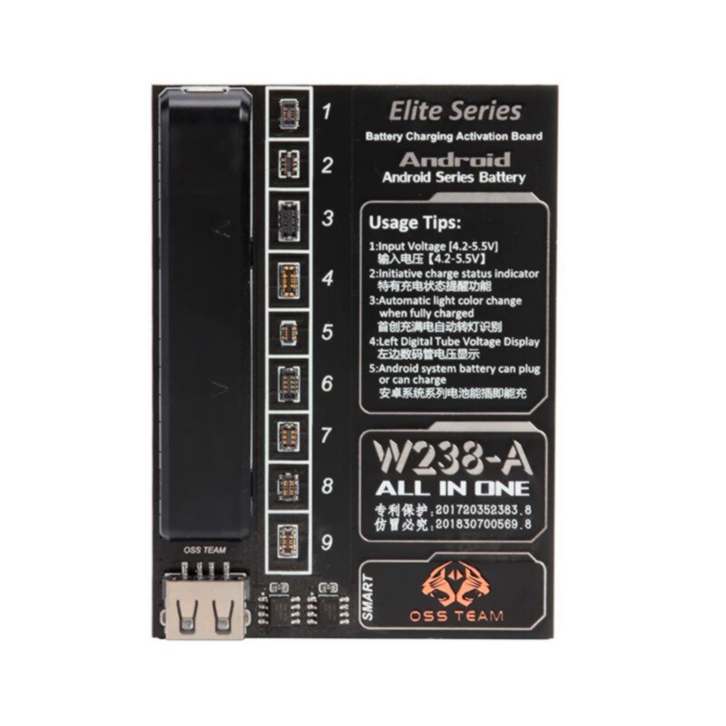 W238-A Professionele Android Serie Batterij Activering Board Snel Opladen En Batterij Activated Tools Voor Huawei/Voor Samsung