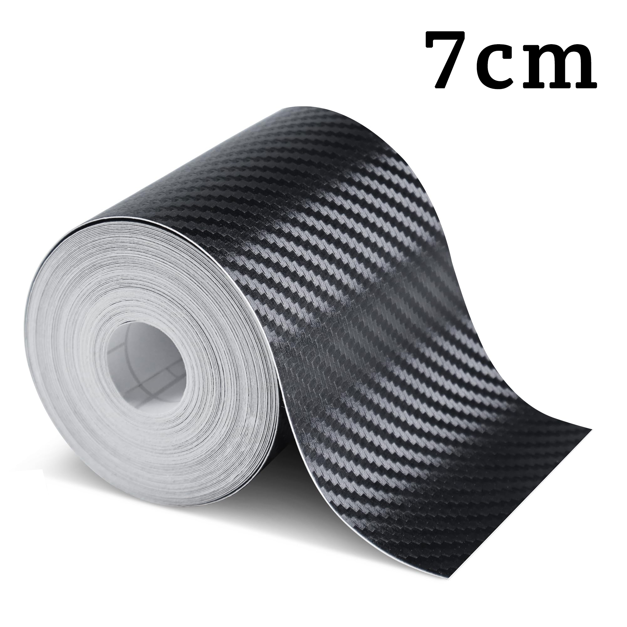 1-10m Autocollant de bande 3D voiture en fibre carbone, pâte miroir porte, protection bricolage, film adhésif étanche adhésifs Adhésive Nano pour Rétroviseur et Protecteur Imperméable DIY: S / Orange