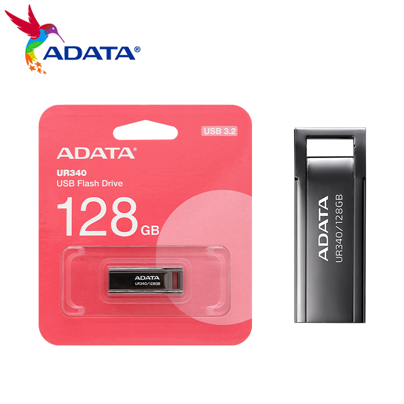 ADATA UR340 Pendrive USB 32GB 64GB 128GB USB 3.2 Gen1 High Speed pendrive Oryginalny pendrive do komputera PC Laptop Desktop