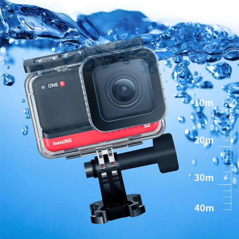 40M Onderwater Duiken Geval Waterdichte Camera Behuizing Beschermende Shell Case Voor Insta360 Een R 4K Groothoek editie Accessoires