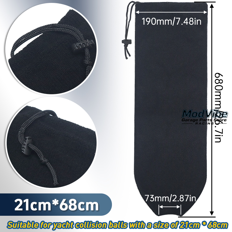 Boat Fender Cover Protector Anti-Collision Ball Sleeve Protection Black Velvet Anti-UV For Marine Boat Sailing Yacht Bumper: Silver