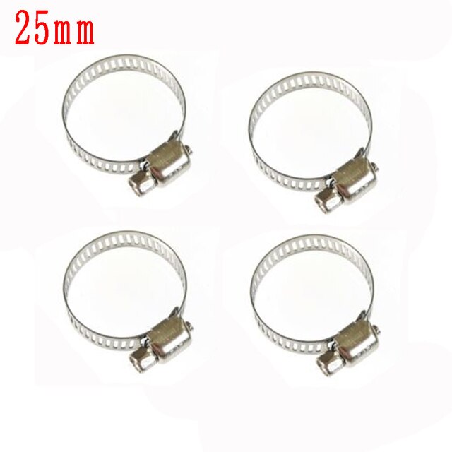 Auto Tube Vent Clips 25/42//60/75mm 4pcs Practical To Use Stainless Steel: 25MM
