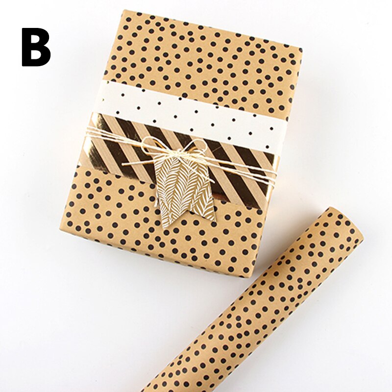 80g Yellow Kraft Paper Flower Rapping Paper DIY Wrapping Paper Student Bag Book Cover Paper Atmosphere Sense: Licht Geel