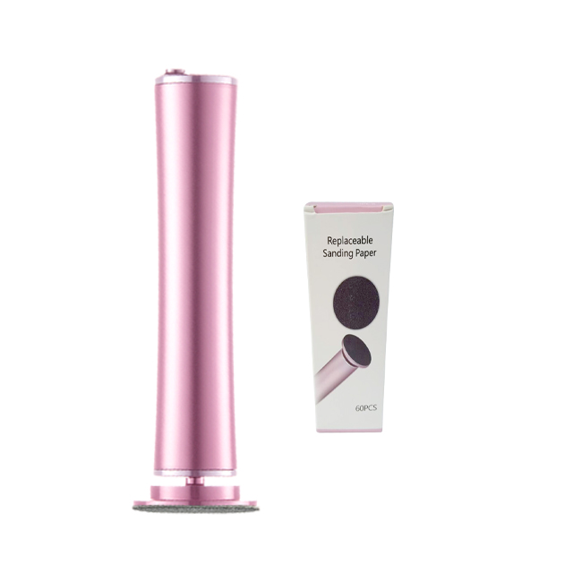 Actualización removedor eléctrico de callos pie electrónica archivo duro piel muerta pulidor exfoliante de pies limpieza, cuidado suave herramientas: Rose Pink