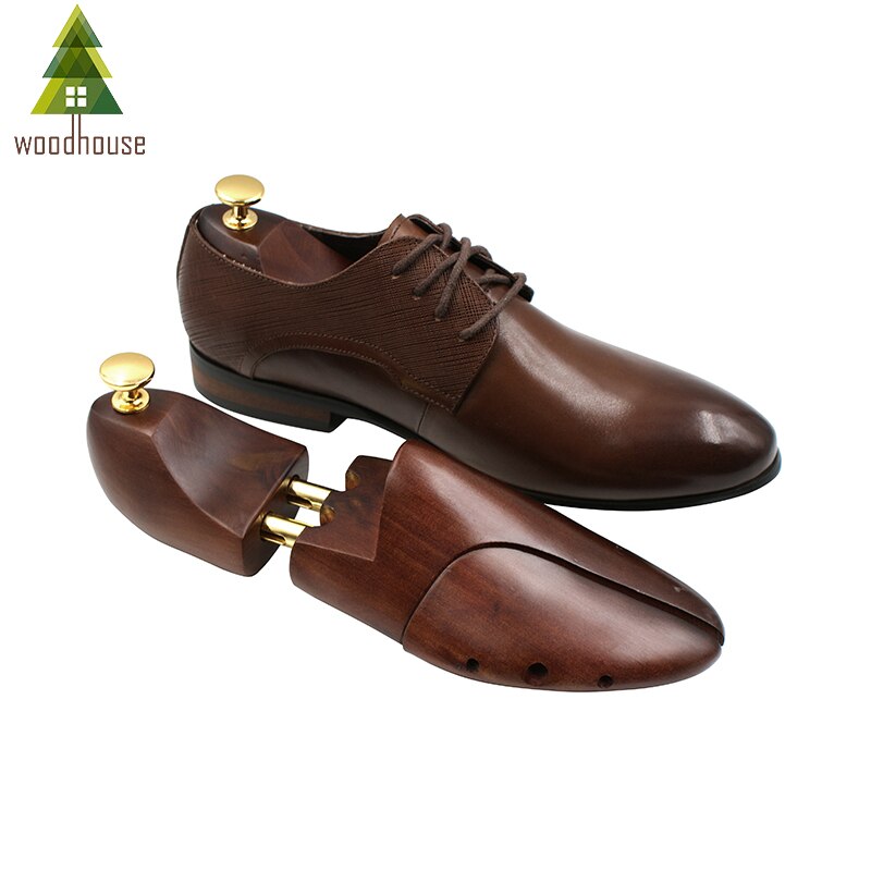 Woodhouse Tube jumeau en bois de cèdre rouge ajustable, arbre à chaussures, hommes et femmes