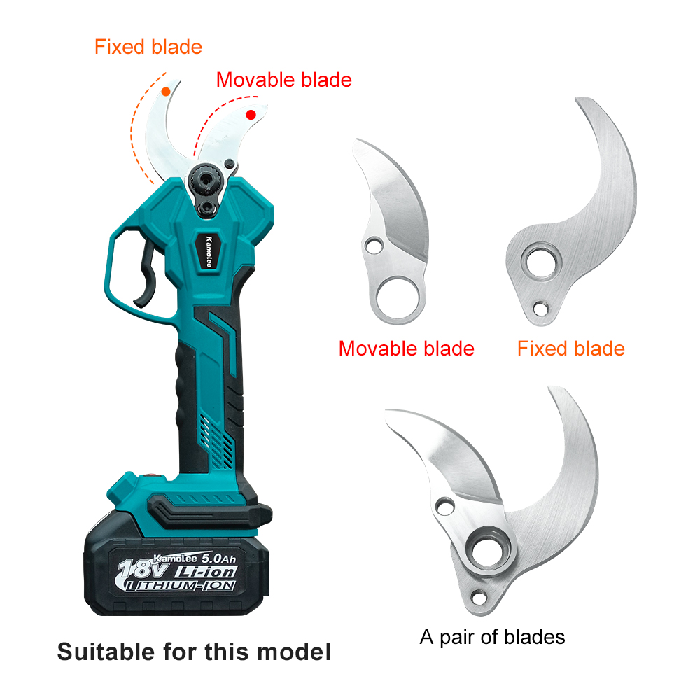 Kamolee Sk5 40Mm Elektrisch Schaaraccessoire Mes Hoge Sterkte Hoge Hardheid Snoeitakken Tuingereedschap