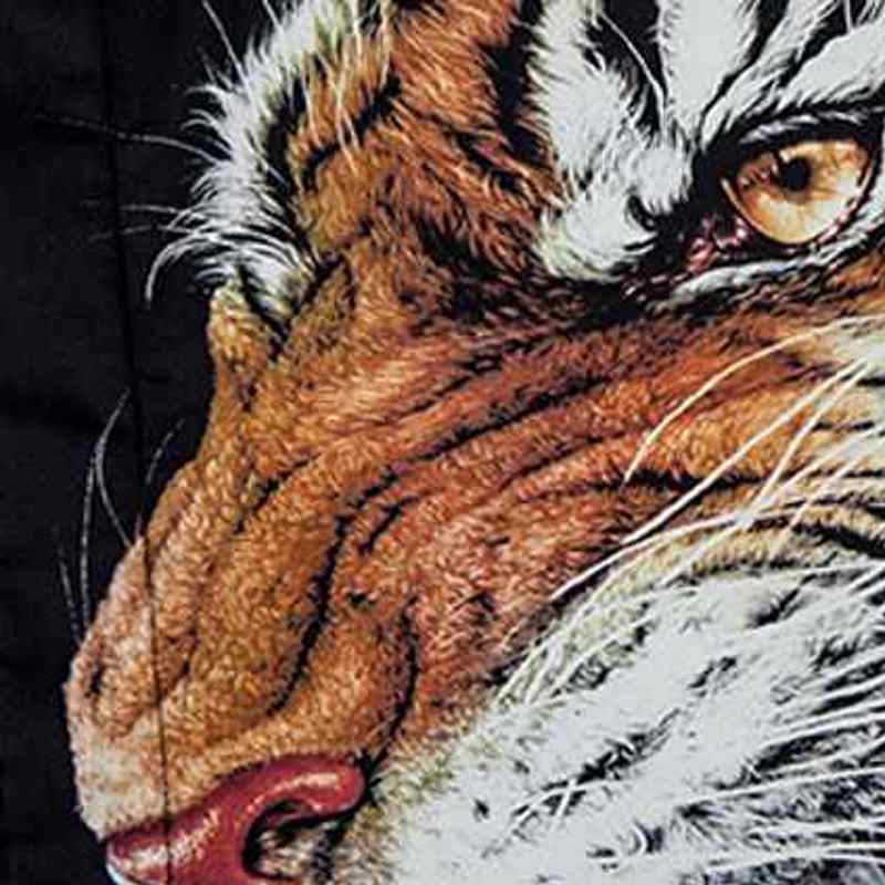 Tiger hoved 3d digitalt tryk bomuld mænd langærmede skjorter mandlige skrue ned krave afslappet toppe skjorter plus str.