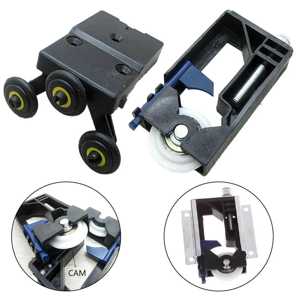 Old Wooden Door Roller Guide Kit Side Mounted Sliding Door Pulleys Inner Core Long-lasting Construction Sliding Door Wheels