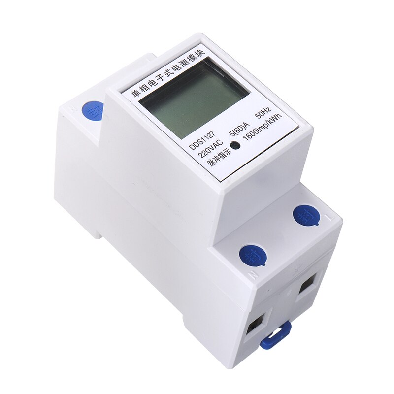 Anti-electromagnetic Interference Digital LCD Energy Meter Wattmeter Wattage Electricity Power Consumption Meter 20 - 250VAC