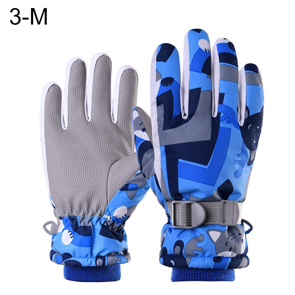 Professionele Kids Ski Handschoenen Winter Warme Snowboard Handschoenen Kinderen Motorrijden Waterdicht Sneeuw Handschoenen