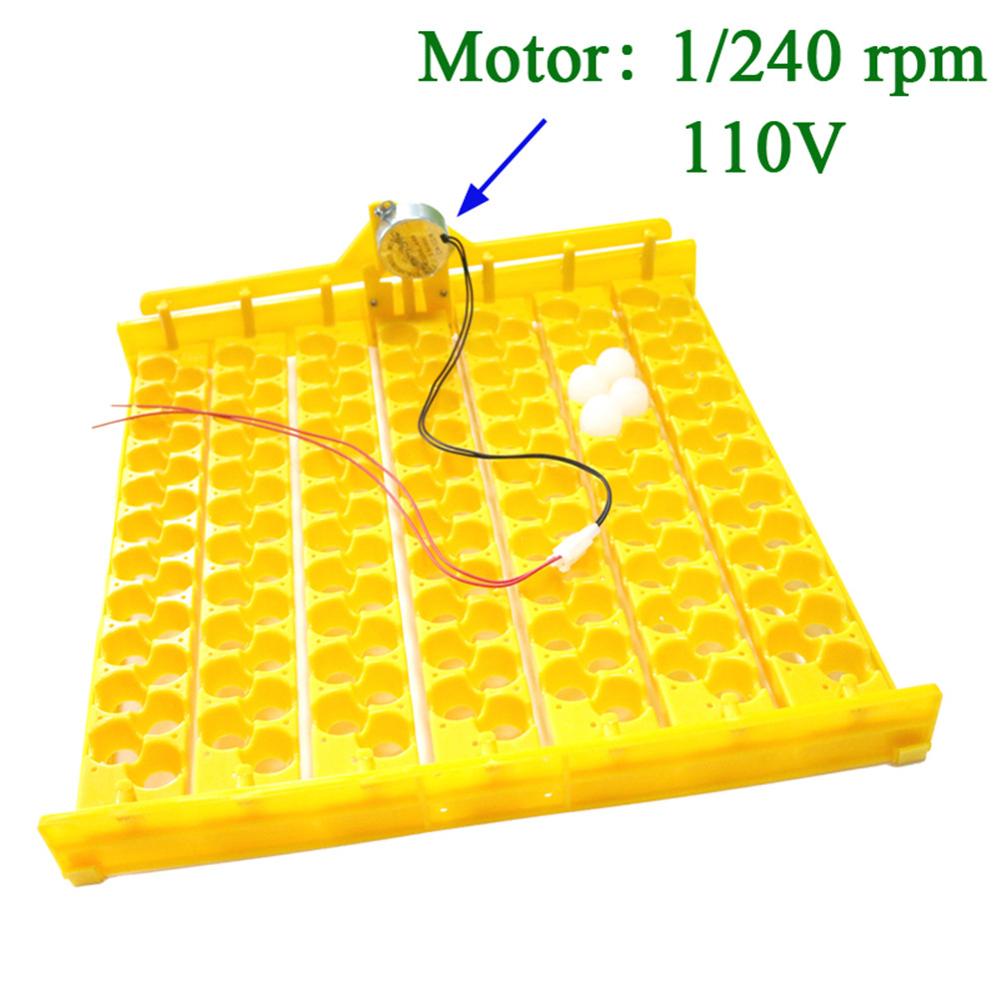 Broedmachine voor 154 vogels, draaiplateau voor kwartel-duif-papegaai-eieren, automatisch draaiplateau, broedmachine voor 110v/220v/12v motoren: 1 i 240 toeren 110v