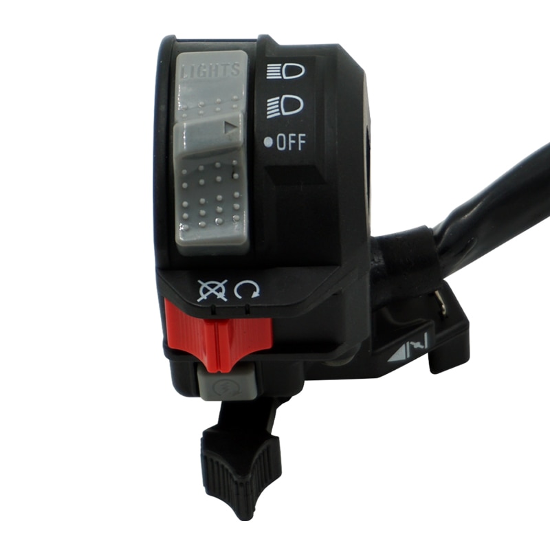 Interrupteur de guidon gauche, démarrage et arrêt du moteur, phare pour Yamaha Raptor 350 660R