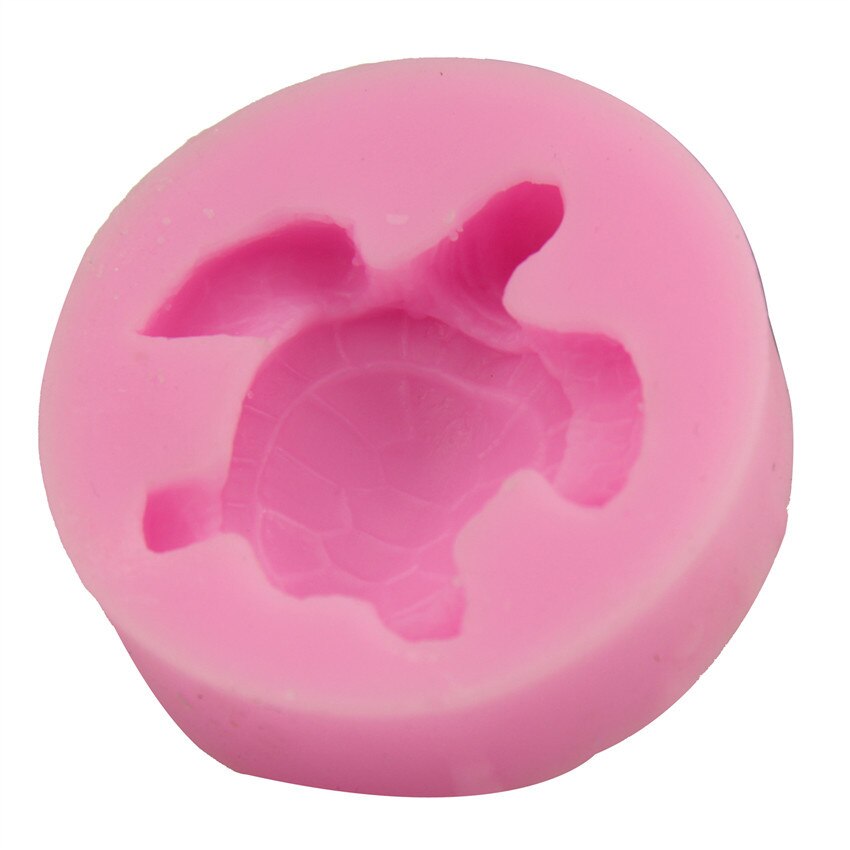 Kleine Schildpad Vorm Silicone Mold Zeep Vorm Dier DIY Fondant Taart Decoreren Gereedschappen Zeep Maken Levert Bakken