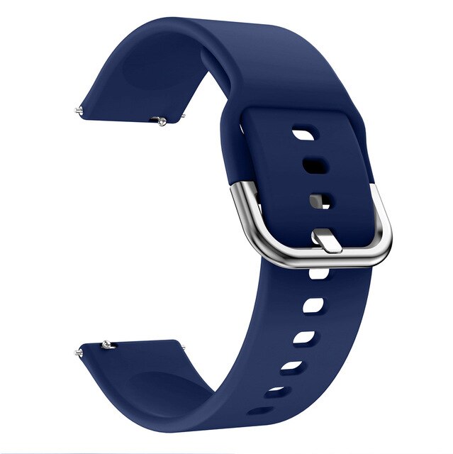 Urremme 20mm til samsung galaxy watch active 2 silikone sport armbånd urremme til samsung active 2 urremme 1:1: Indigo 2