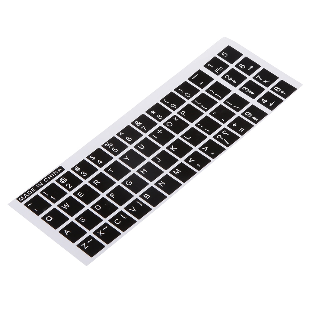 English Keyboard Cover Protector Sticker Decals For 10-17 'Laptop