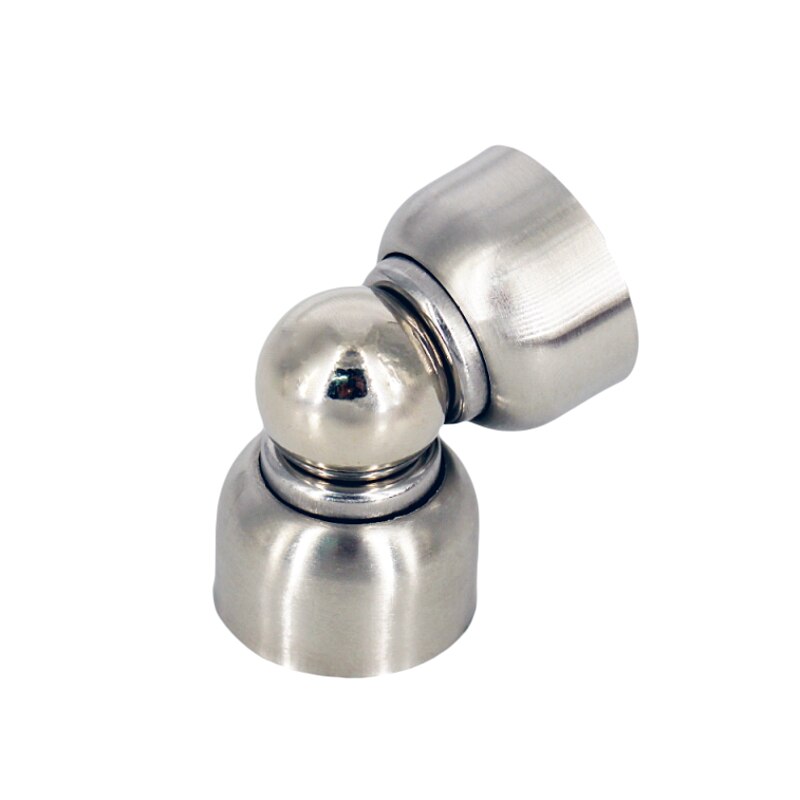 1Sets 5.6cm Magnetic Door Stops Mini Stainless Steel Ultra-short Door Stopper Hidden Holders Floor Hardware Fitting With Screws