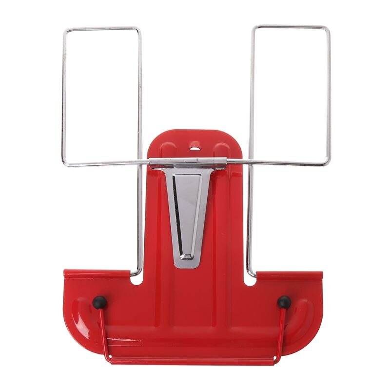 Foldable Adjustable Reading Book Support Stand Document Holder Shelf Pad: Red