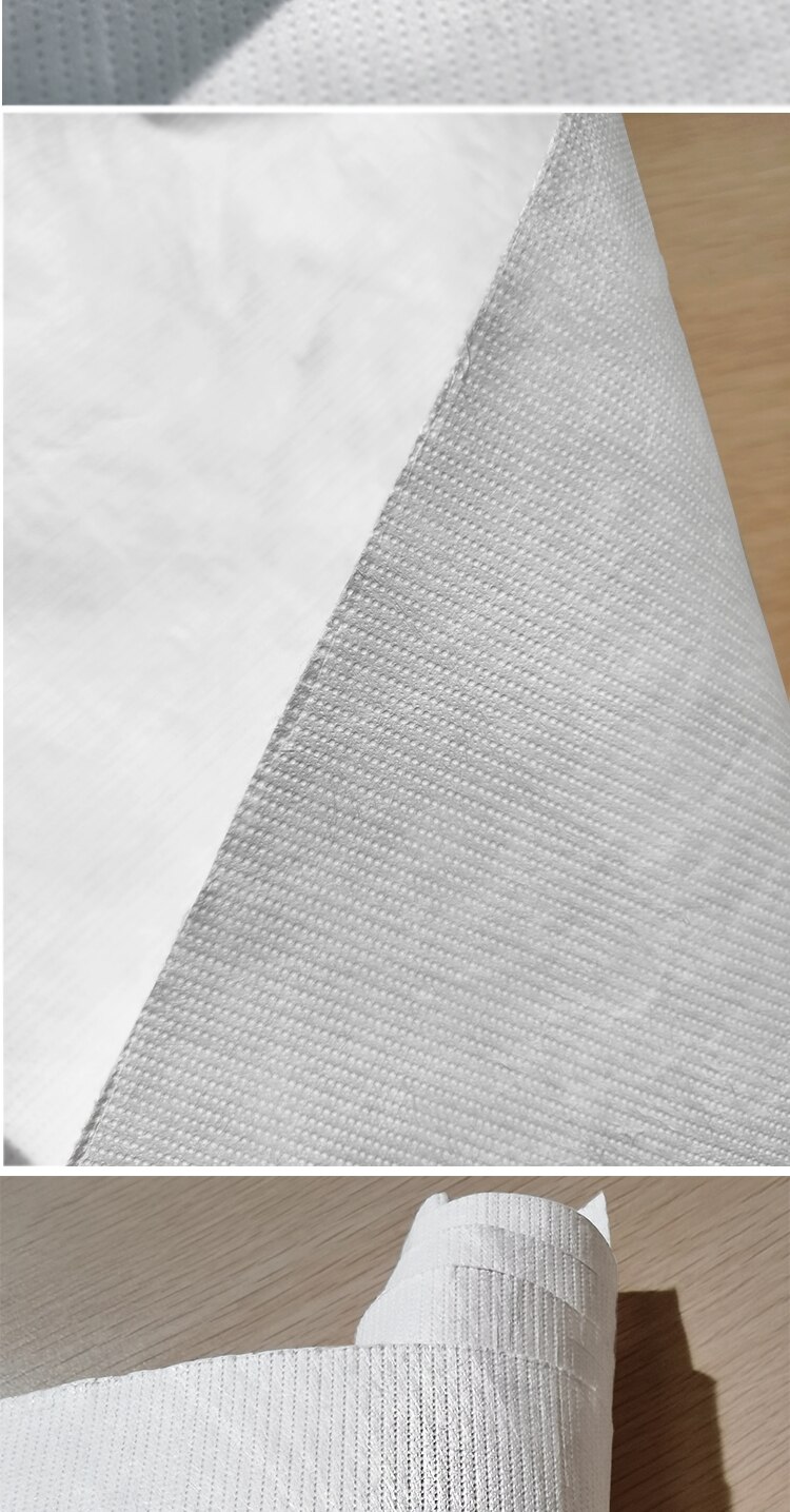 Tela de papel DuPont importada de 0,17mm/0,27mm, papel transpirable lavable Tyvek, tela de rasgada sin bolsa