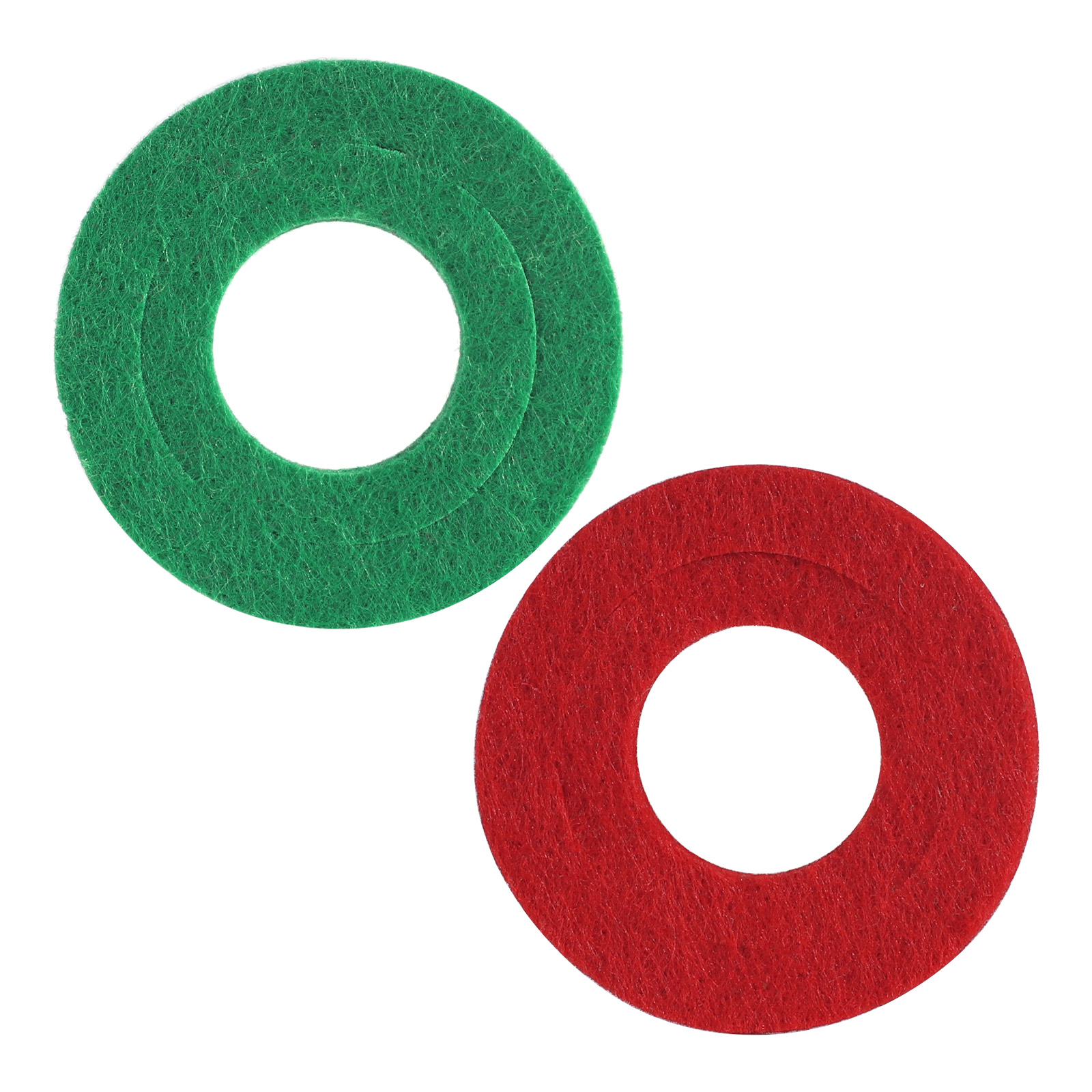 Battery Terminal Gasket Pads Anti Corrosion Washers Auto Car Fiber Thick Felt Battery Terminal Protector 2PCS=1SET 1 Red+1 Green: Default Title