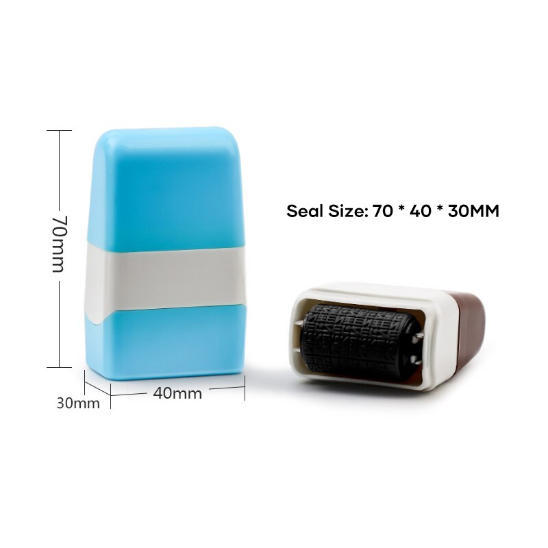 Identiteit Bescherming Roller Stempel Met Een Cutt... – Grandado Identiteit Bescherming Roller Stempel Met Een Cutt... – Grandado