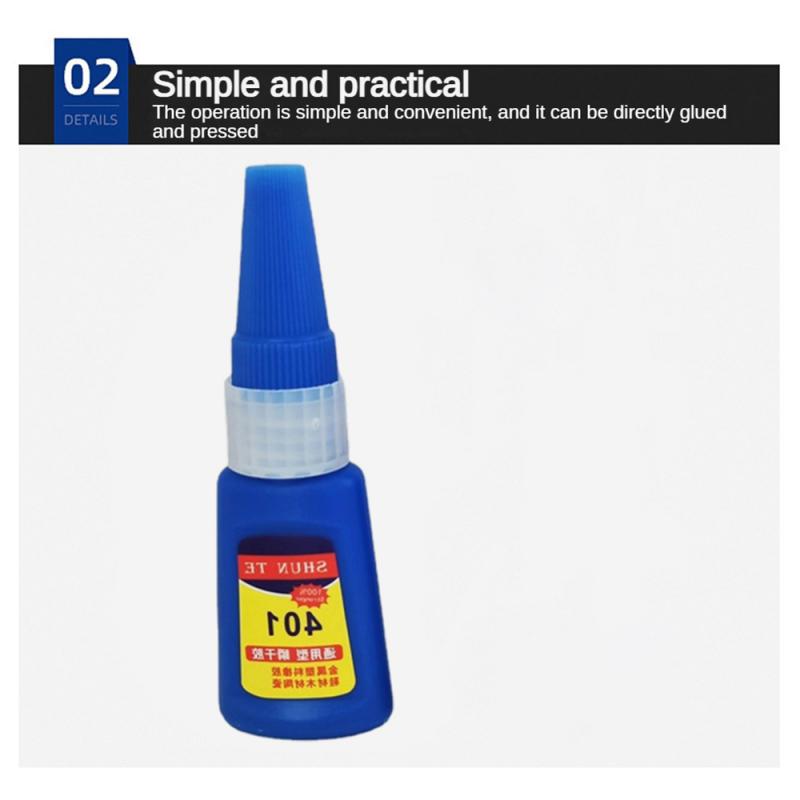 401Glue Instant Fast Adhesive Stronger Super Glue Multi-Purpose Fix Super Strong Liquid Colorless Adhesive Glue For Wood Plastic