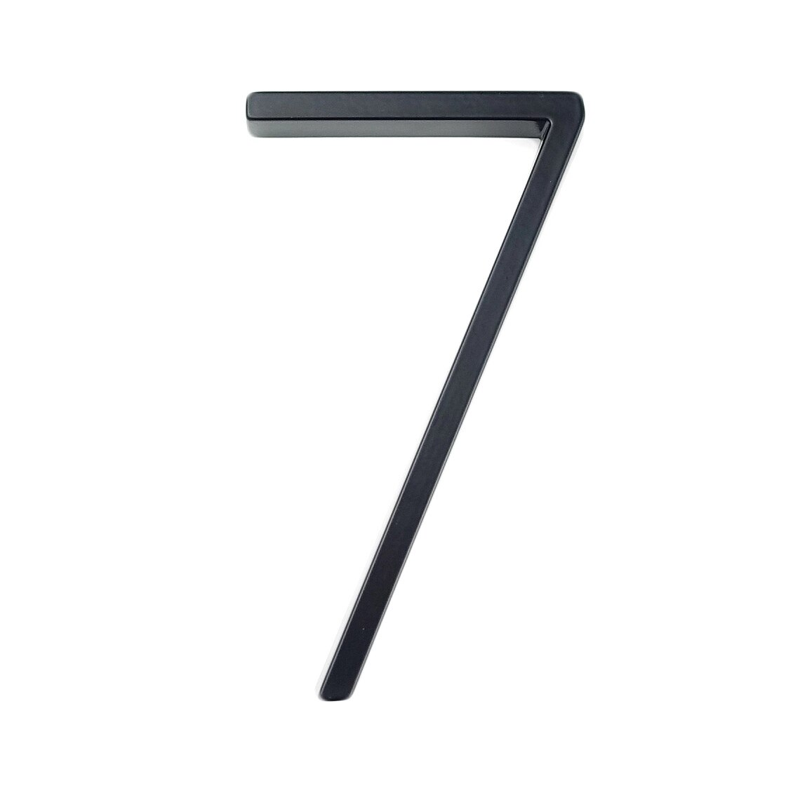 1pc 125mm Floating House Number Outdoor 5 inch Black Exterior House Number Apartment Door Numbers Mailbox Address Sign #0-9: Gold