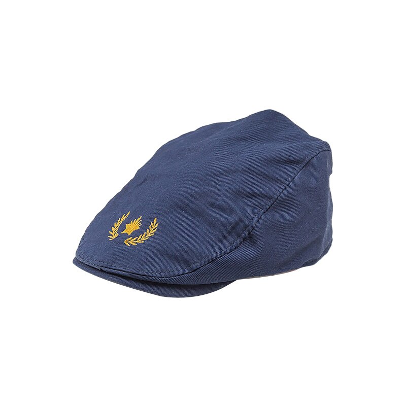 Mode Baby Boy Hoed Katoen Vintage Baby Cap Voor Jongen Engeland Effen Kleur Kinderen Baret Hoeden Voor Jongens 5 Kleuren: Navy