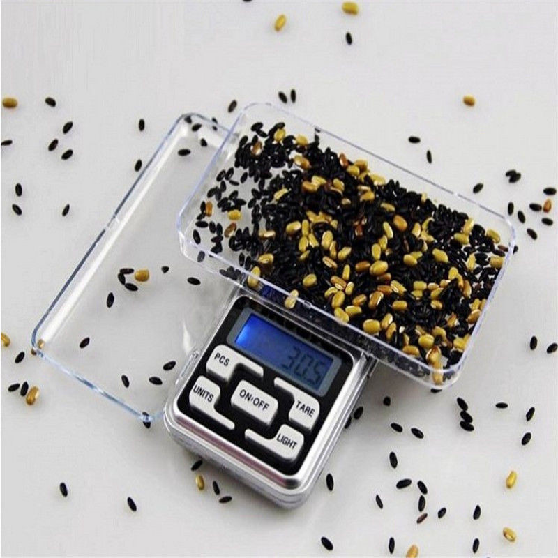 500g x 0.1g Digital Scale Jewelry Gold Herb Balance Weight Gram LED Electronic Scale Kitchen Accessories Scale