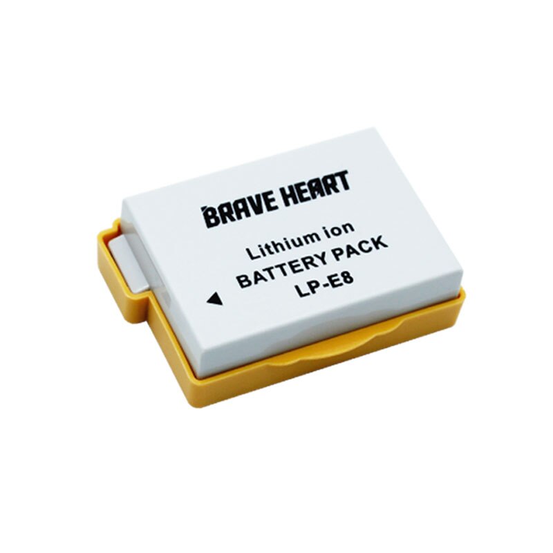 7.4v 1860 mah bateria lp  e8 batteri batteri akku + dubbel laddare för canon eos 550d 600d 650d 700d x4 x5 x6i x7i t2i t3i: 1 batteri