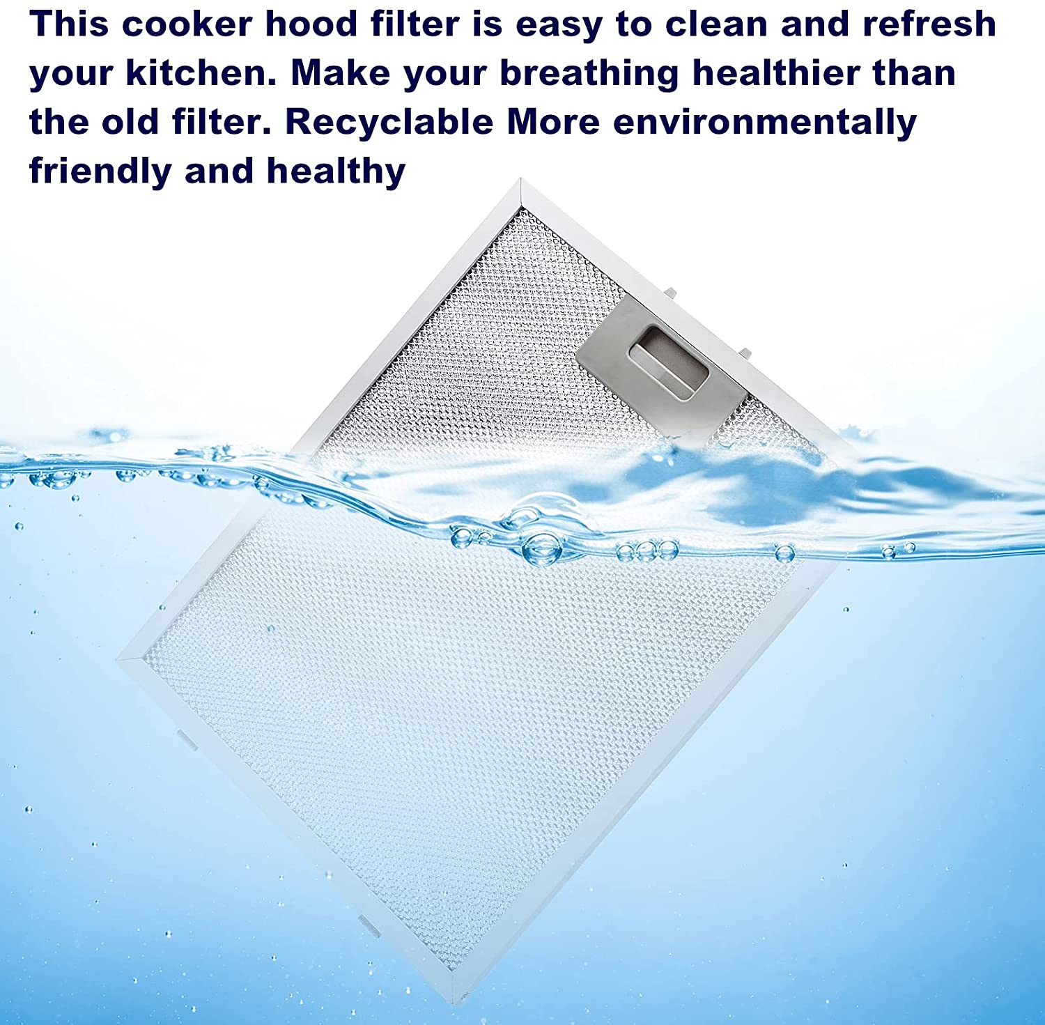 13X48,5 Cm 13X48,5 Afzuigkap Olie Filter Aspirator Kap Vet Filter Keuken Extractor Ventilatie Aluminium 130X485 Mm