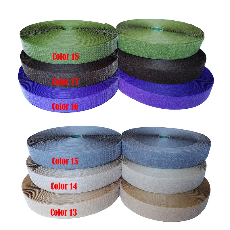 40mm Width no adhesive fastener tape stick clothing tape sewing accessories hook loop sticker strip strap stick 3 meters