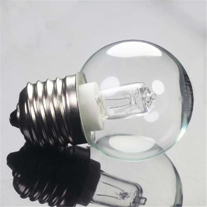 40W E27 G45 Oven Light Bulb AC110-250V High Temperature 300 Microwave Glass Lamp Bulb Warm White 630LM